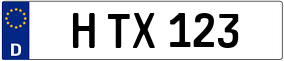 Truck License Plate